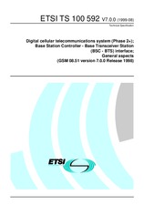 Die Norm ETSI TS 100592-V7.0.0 13.8.1999 Ansicht