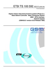 Die Norm ETSI TS 100592-V8.0.0 30.6.2000 Ansicht