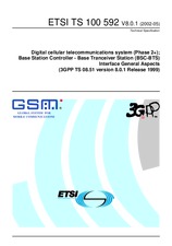 Die Norm ETSI TS 100592-V8.0.1 31.5.2002 Ansicht