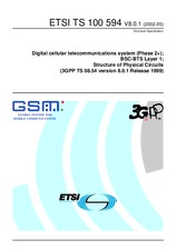 Die Norm ETSI TS 100594-V8.0.1 31.5.2002 Ansicht