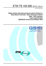 Die Norm ETSI TS 100596-V6.2.0 30.7.1999 Ansicht