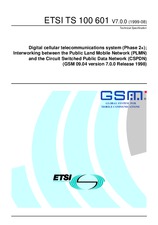 Die Norm ETSI TS 100601-V7.0.0 13.8.1999 Ansicht