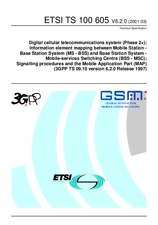 Die Norm ETSI TS 100605-V6.2.0 29.5.2001 Ansicht