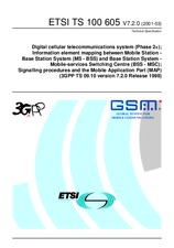 Die Norm ETSI TS 100605-V7.2.0 29.5.2001 Ansicht