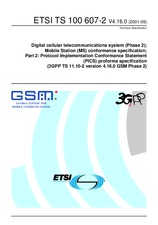 Die Norm ETSI TS 100607-2-V4.16.0 30.9.2001 Ansicht