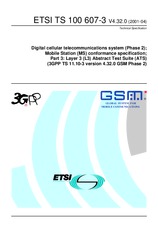 Die Norm ETSI TS 100607-3-V4.32.0 30.4.2001 Ansicht