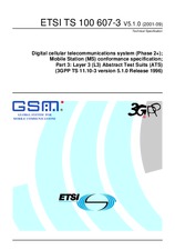 Die Norm ETSI TS 100607-3-V5.1.0 30.9.2001 Ansicht