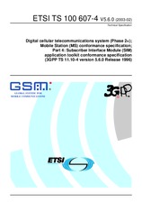 Die Norm ETSI TS 100607-4-V5.6.0 28.2.2003 Ansicht