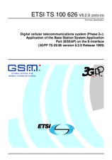 Die Norm ETSI TS 100626-V8.2.0 31.3.2003 Ansicht