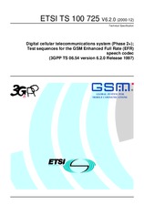 Die Norm ETSI TS 100725-V6.2.0 31.12.2000 Ansicht