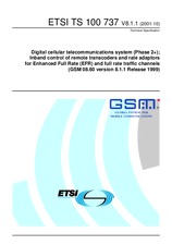 Die Norm ETSI TS 100737-V8.1.1 30.10.2001 Ansicht