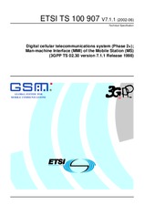 Die Norm ETSI TS 100907-V7.1.1 30.6.2002 Ansicht