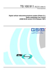UNGÜLTIG ETSI TS 100911-V6.0.0 30.1.1998 Ansicht