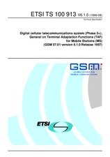 Die Norm ETSI TS 100913-V6.1.0 30.8.1999 Ansicht