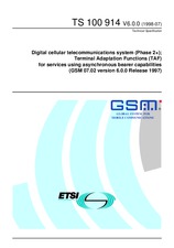 Die Norm ETSI TS 100914-V6.0.0 31.7.1998 Ansicht