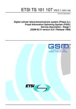 UNGÜLTIG ETSI TS 101107-V8.0.1 1.6.2001 Ansicht