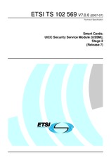 UNGÜLTIG ETSI TS 102569-V7.0.0 11.7.2007 Ansicht