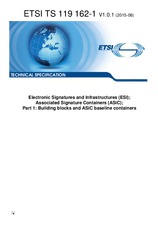 UNGÜLTIG ETSI TS 119162-1-V1.0.1 13.8.2015 Ansicht