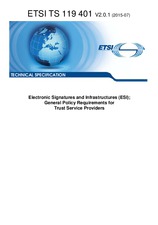 Ansicht ETSI TS 119401-V2.0.1 1.7.2015