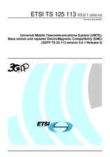 Ansicht ETSI TS 125113-V5.0.0 31.3.2002