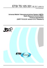 Ansicht ETSI TS 125331-V6.18.0 28.7.2008