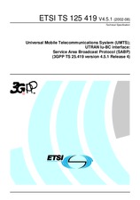 Ansicht ETSI TS 125419-V4.5.0 30.6.2002