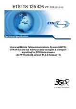 Die Norm ETSI TS 125426-V11.0.0 10.10.2012 Ansicht