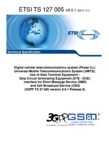 Ansicht ETSI TS 127005-V8.0.0 28.10.2008