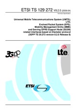 Die Norm ETSI TS 129272-V8.2.0 23.4.2009 Ansicht