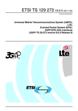 Die Norm ETSI TS 129273-V8.8.0 23.6.2011 Ansicht