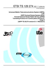 Die Norm ETSI TS 129274-V8.1.1 23.4.2009 Ansicht