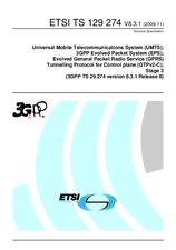 Die Norm ETSI TS 129274-V8.3.1 3.11.2009 Ansicht