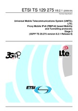 Die Norm ETSI TS 129275-V8.2.1 23.4.2009 Ansicht