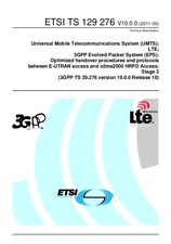 Die Norm ETSI TS 129276-V10.0.0 18.5.2011 Ansicht