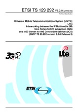 Die Norm ETSI TS 129292-V8.2.0 19.6.2009 Ansicht