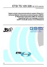 Die Norm ETSI TS 129328-V6.10.0 30.6.2006 Ansicht