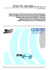 Die Norm ETSI TS 129328-V6.14.0 24.10.2007 Ansicht