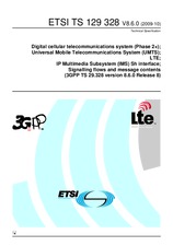 Die Norm ETSI TS 129328-V8.6.0 13.10.2009 Ansicht