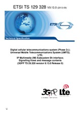 Die Norm ETSI TS 129328-V9.13.0 25.9.2013 Ansicht