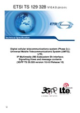 Die Norm ETSI TS 129328-V10.4.0 17.1.2012 Ansicht