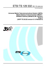 Die Norm ETSI TS 129332-V6.1.0 31.3.2005 Ansicht