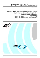 Die Norm ETSI TS 129332-V7.8.0 29.10.2007 Ansicht