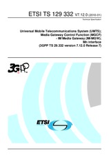 Die Norm ETSI TS 129332-V7.12.0 27.1.2010 Ansicht