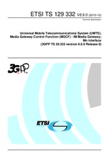 Die Norm ETSI TS 129332-V8.9.0 11.10.2010 Ansicht