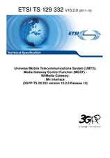 Die Norm ETSI TS 129332-V10.2.0 13.10.2011 Ansicht