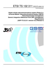 Ansicht ETSI TS 132311-V4.0.1 30.7.2001