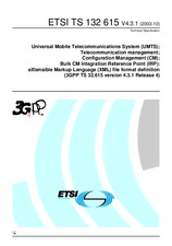 Ansicht ETSI TS 132615-V4.3.0 30.6.2003