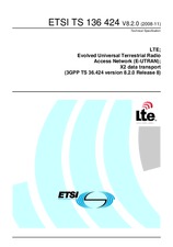Die Norm ETSI TS 136424-V8.2.0 4.11.2008 Ansicht