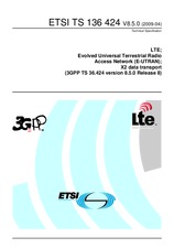 Die Norm ETSI TS 136424-V8.5.0 15.4.2009 Ansicht