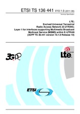 Die Norm ETSI TS 136441-V10.1.0 30.6.2011 Ansicht
